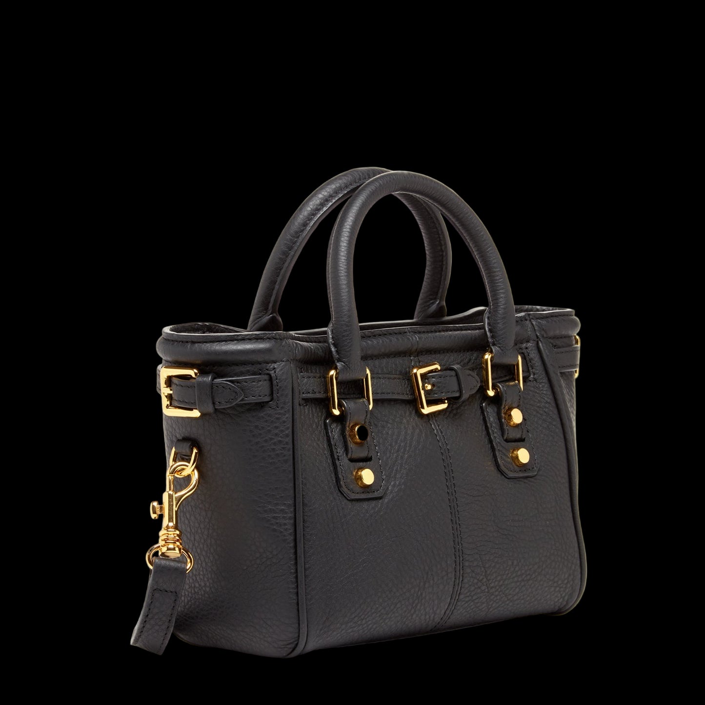 Top Handle Leather Satchel Bag Black Purse Crossbody Bag for Women