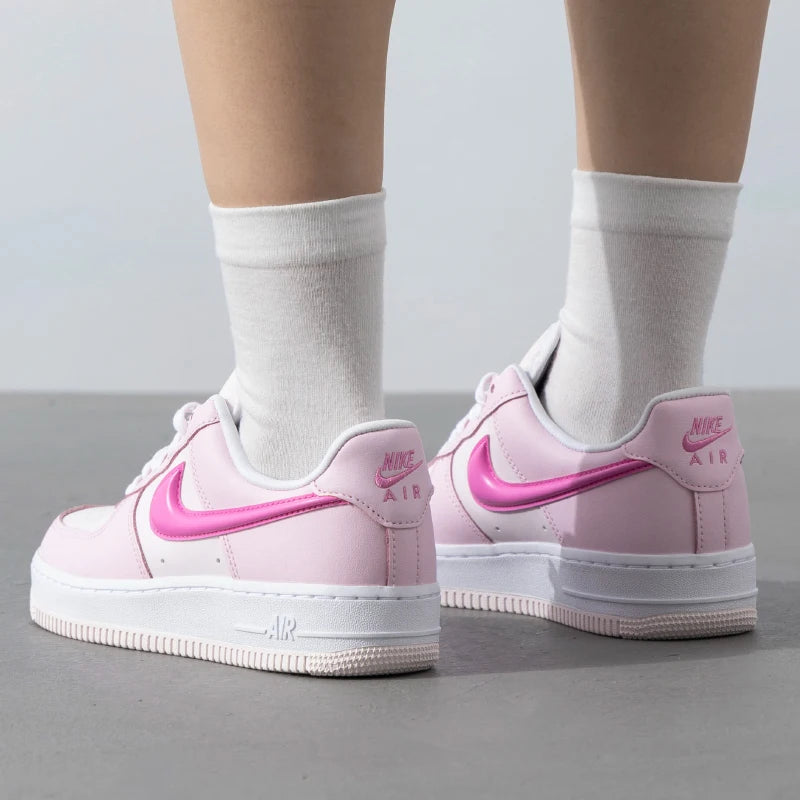 Nike Air Force 1 Women's sneakers Pink Cat Claws AF1 Comfortable casual fashion retro board shoes HM3696-661