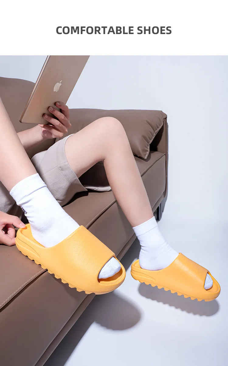 Women Men Slippers Fashion EVA Slides 2025 Summers Outdoor Beach Sandals Women Casual Shoes Man Flip-flops Men's Sandal