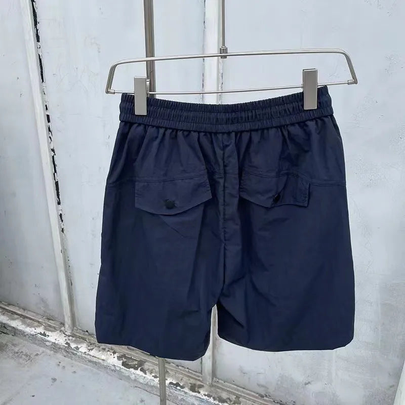 Summer Cargo Style Set Men's Casual Hooded Solid Short Sleeve T-shirt Shorts Loose Fashion High Quality Handsome Sweatshirt Suit