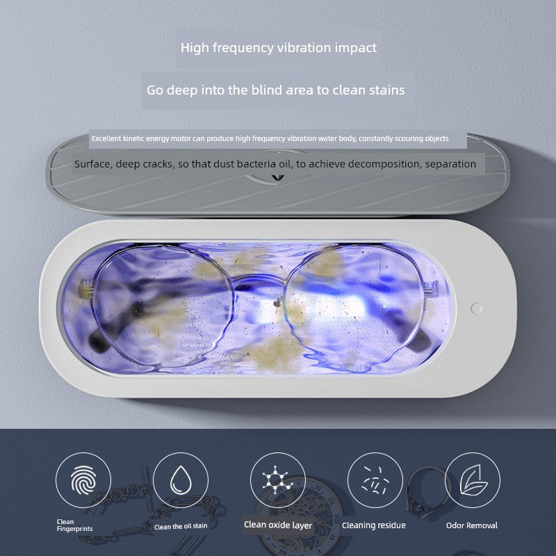 Small For Home Makeup Tools Cleaning Device Glasses Cleaning Case For Home Ultrasonic Cleaning Machine [] 【]