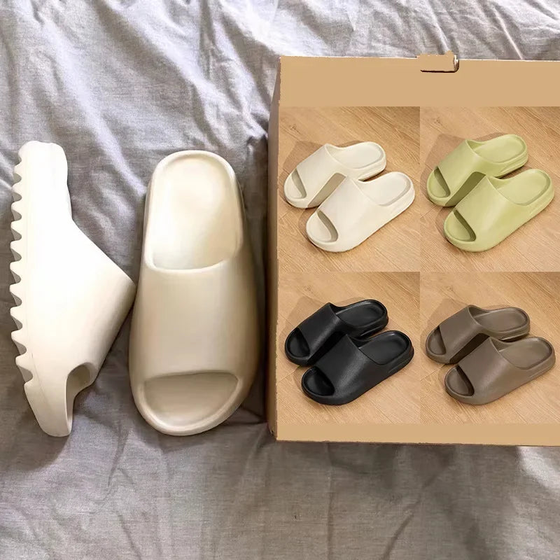 Women Men Slippers Fashion EVA Slides 2025 Summers Outdoor Beach Sandals Women Casual Shoes Man Flip-flops Men's Sandal