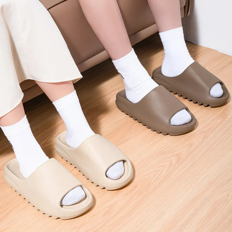 Women Men Slippers Fashion EVA Slides 2025 Summers Outdoor Beach Sandals Women Casual Shoes Man Flip-flops Men's Sandal