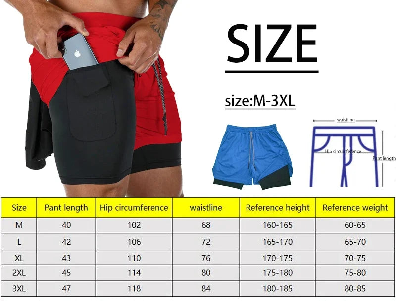 Y2K Skull Print Workout Shorts for Men – Quick-Drying, Double-Layer Fitness & Bodybuilding Gear